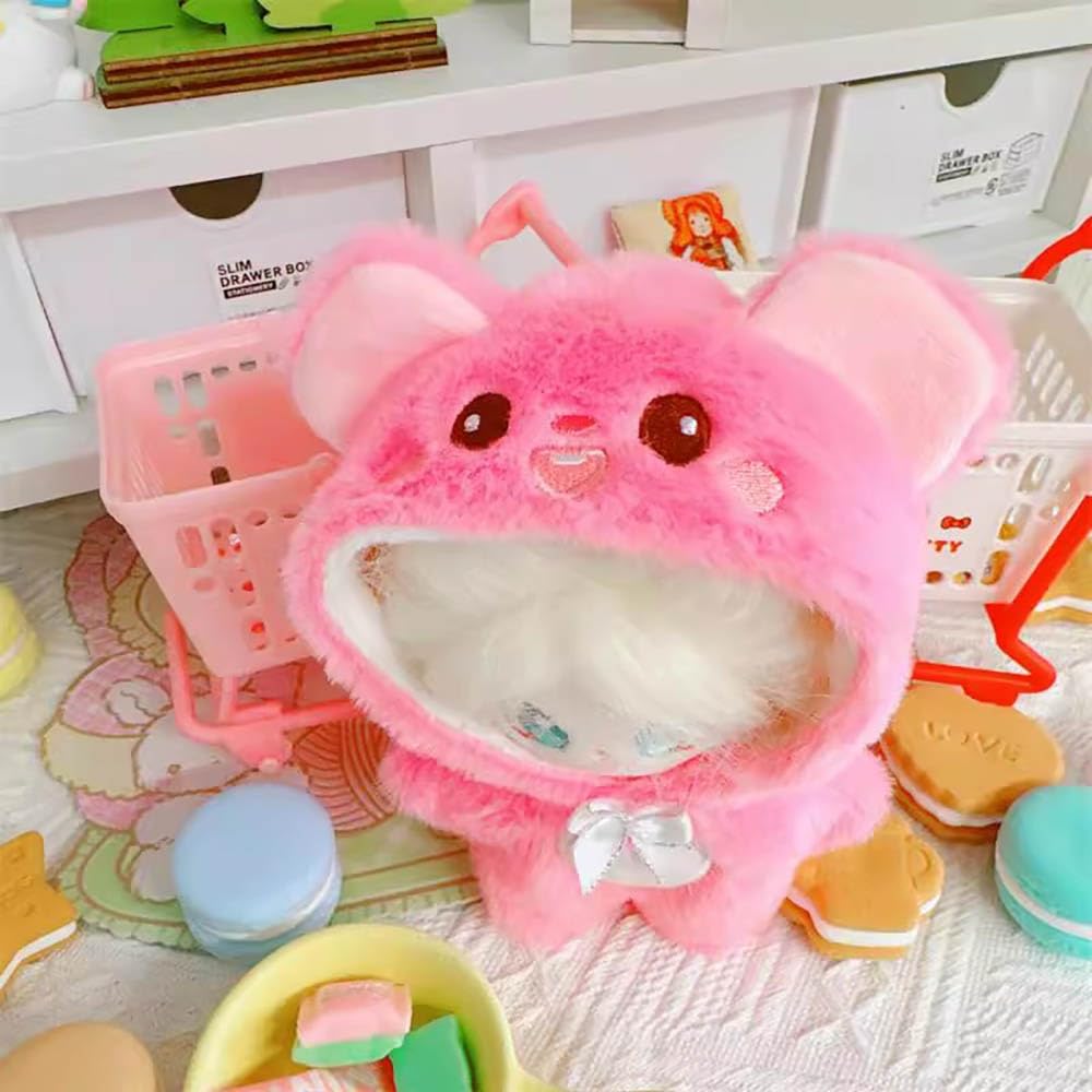 Amazon.com: niannyyhouse 10cm Plush Doll Clothes Loose Onesies